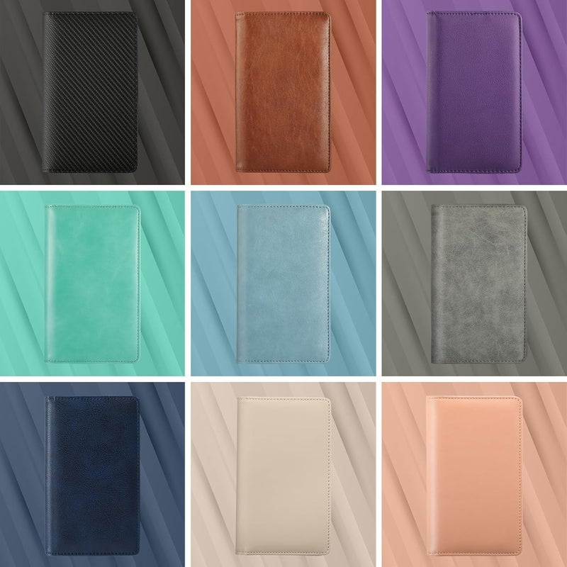 MaxGear Business Card Organizer, 240 Cards Book Portable Business Card Holder for Men & Women, Professional PU Credit Cards Binder File Storage, Black - Image 5